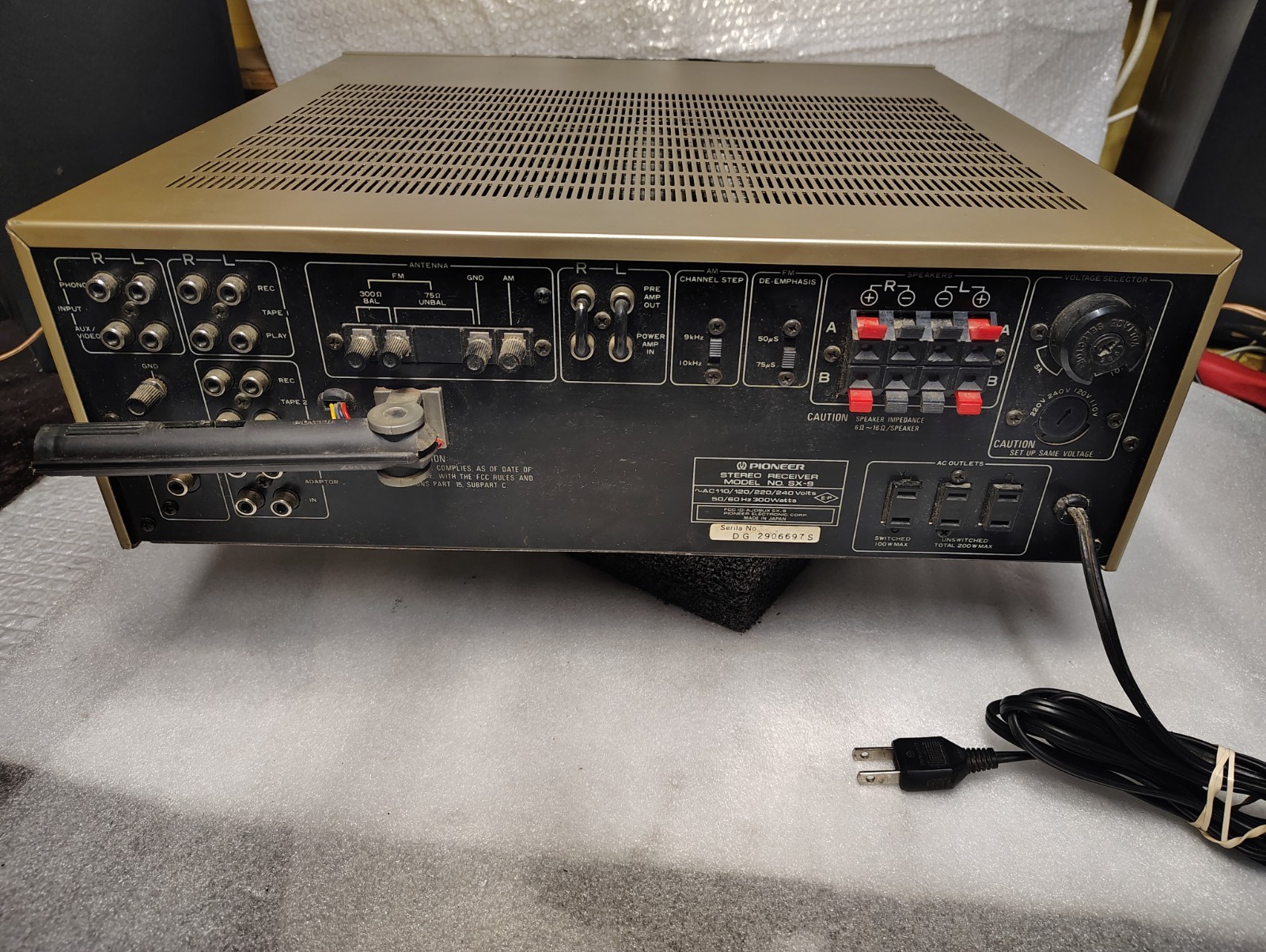 PIONEER SX 9 receiver