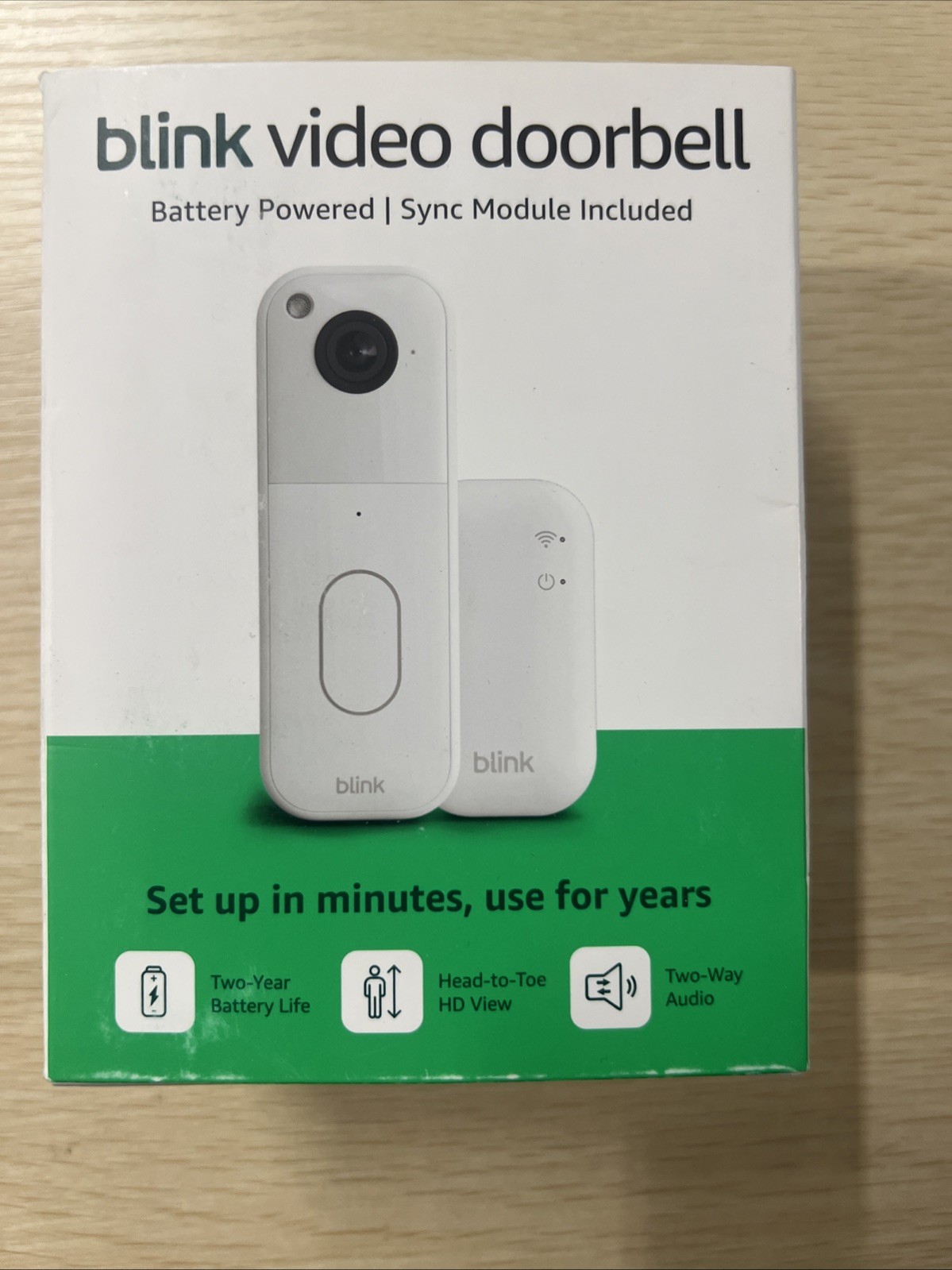 Blink Video Doorbell 2nd Gen + Sync Module Core - System #0892