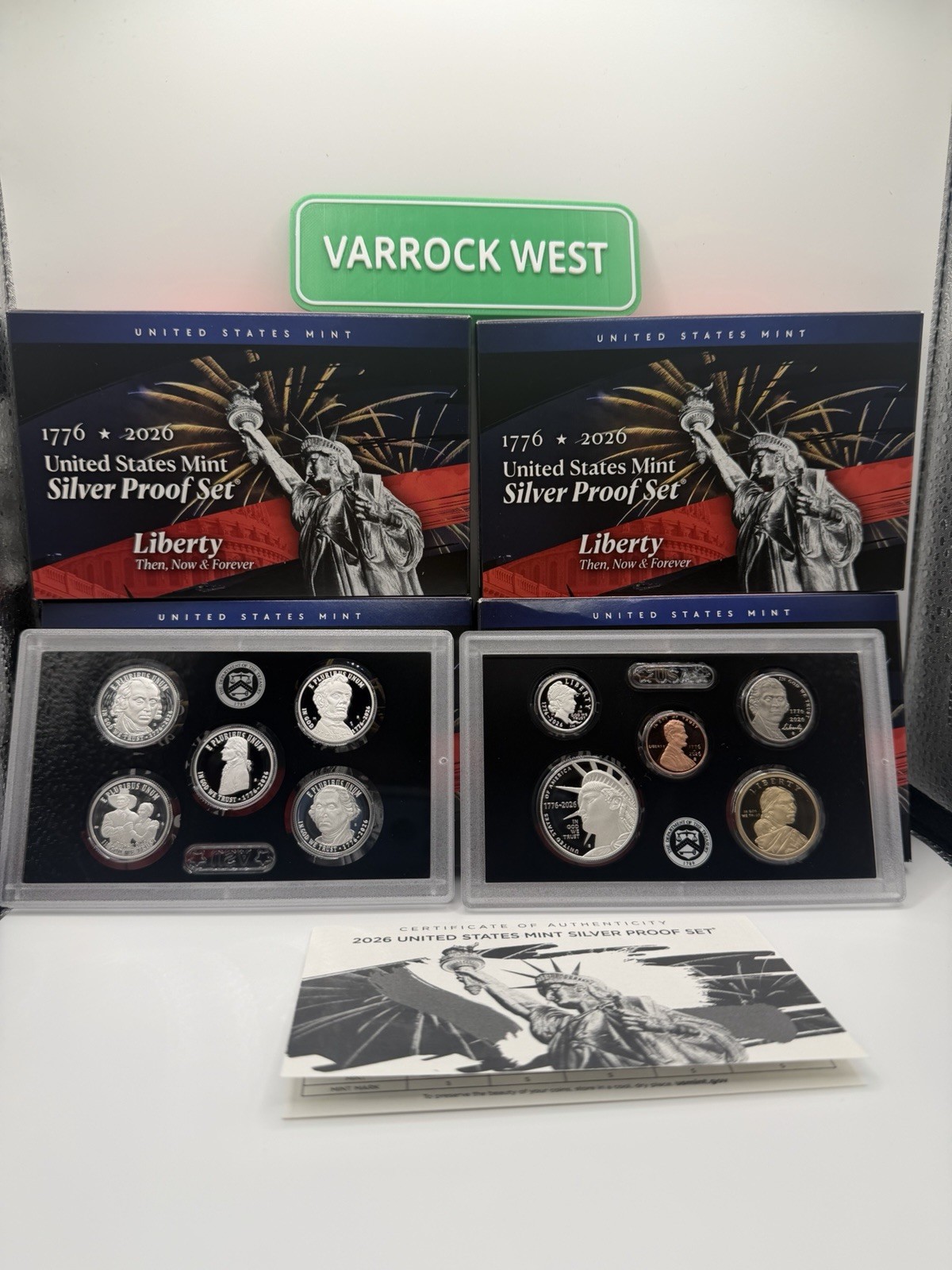 2026-S Silver Proof Set U.S. Mint 250th Anniversary 26RH