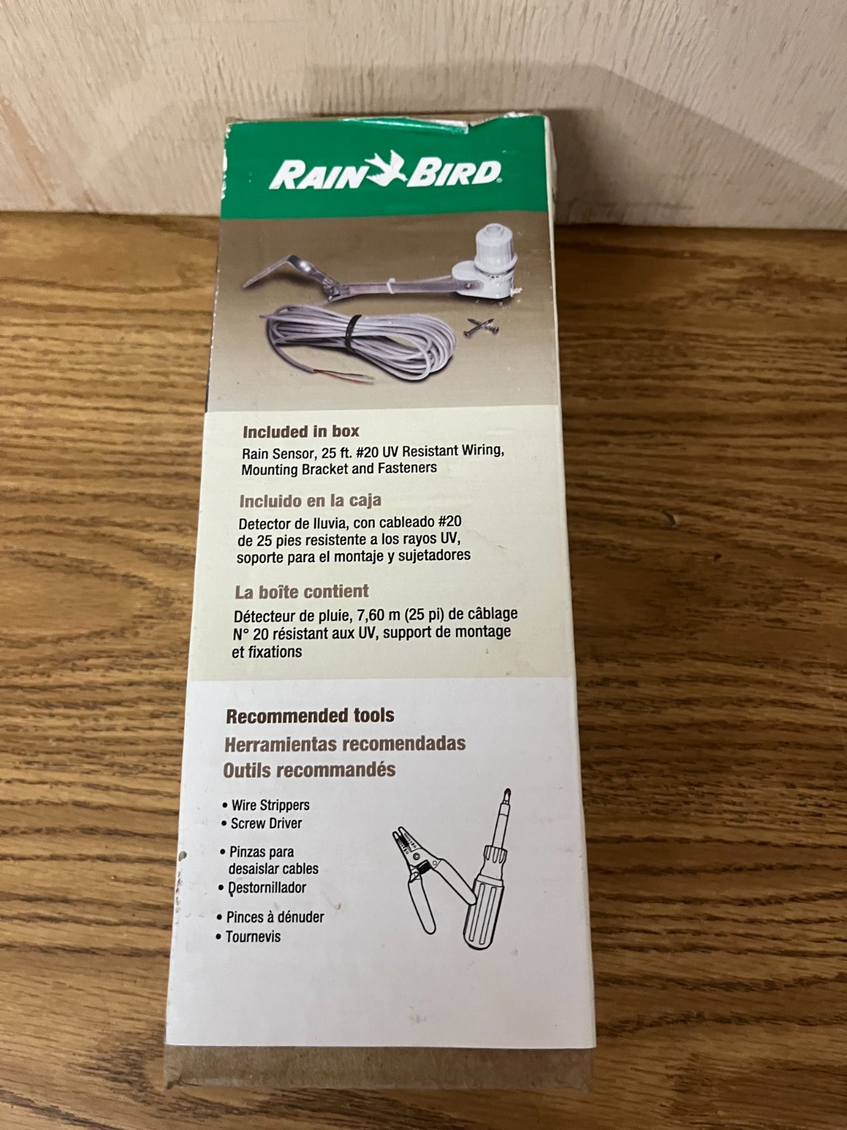 Rain bird RSDBEX - Wired Rain Sensor with Bracket Rain Shut-Off - New Open Box