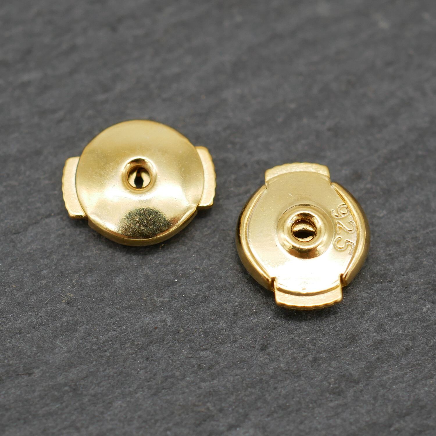 Gold Tone Locking Earring Backs Sterling Silver Earring Backs For Studs A4395