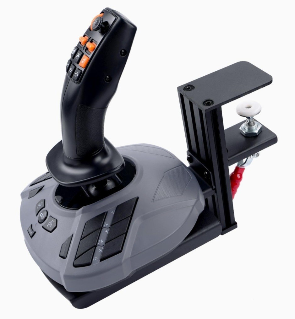 Quick Release Desk Mount Holder Compatible with Thrustmaster Simtask Farmstick,
