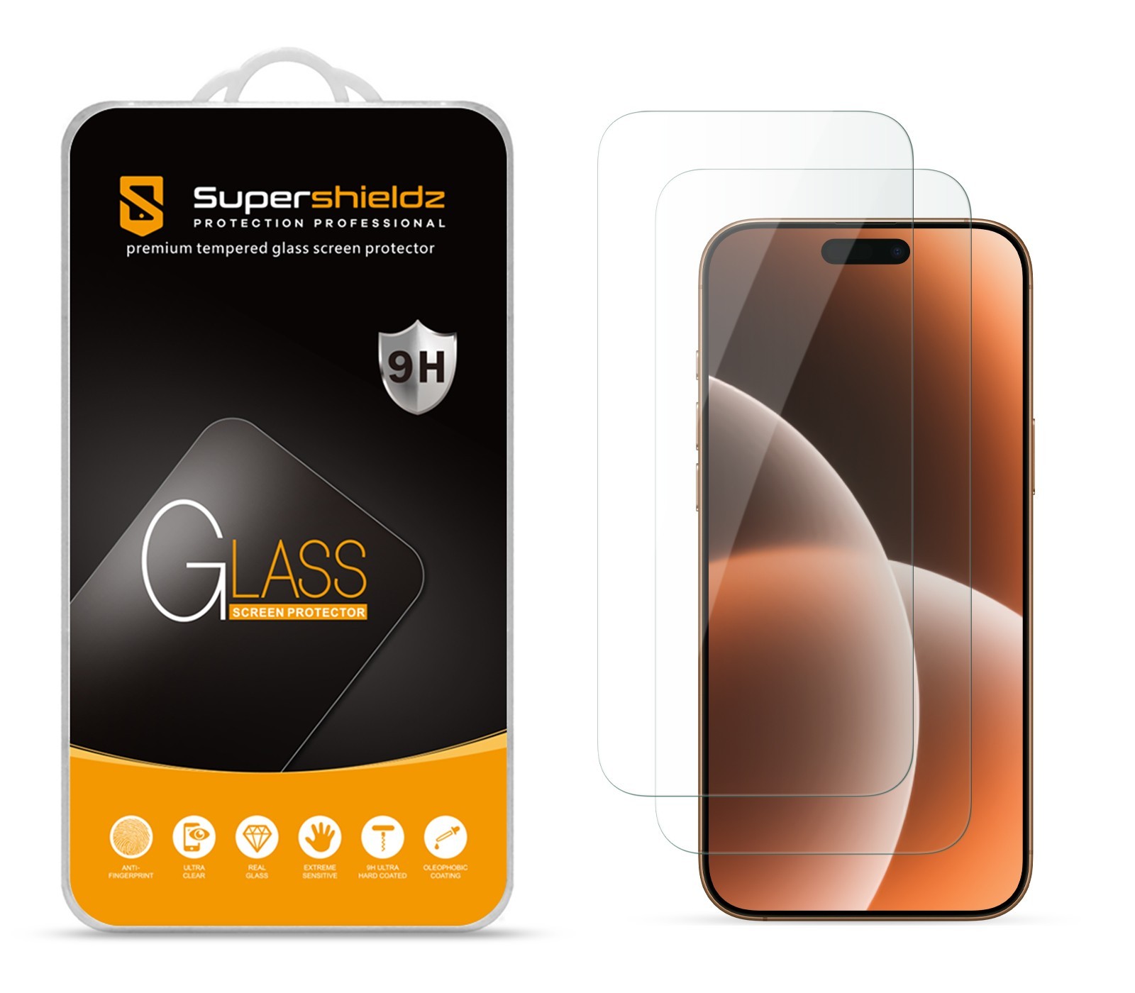 2X Anti-Glare Matte Tempered Glass Screen Protector for Apple iPhone 17 Pro Max