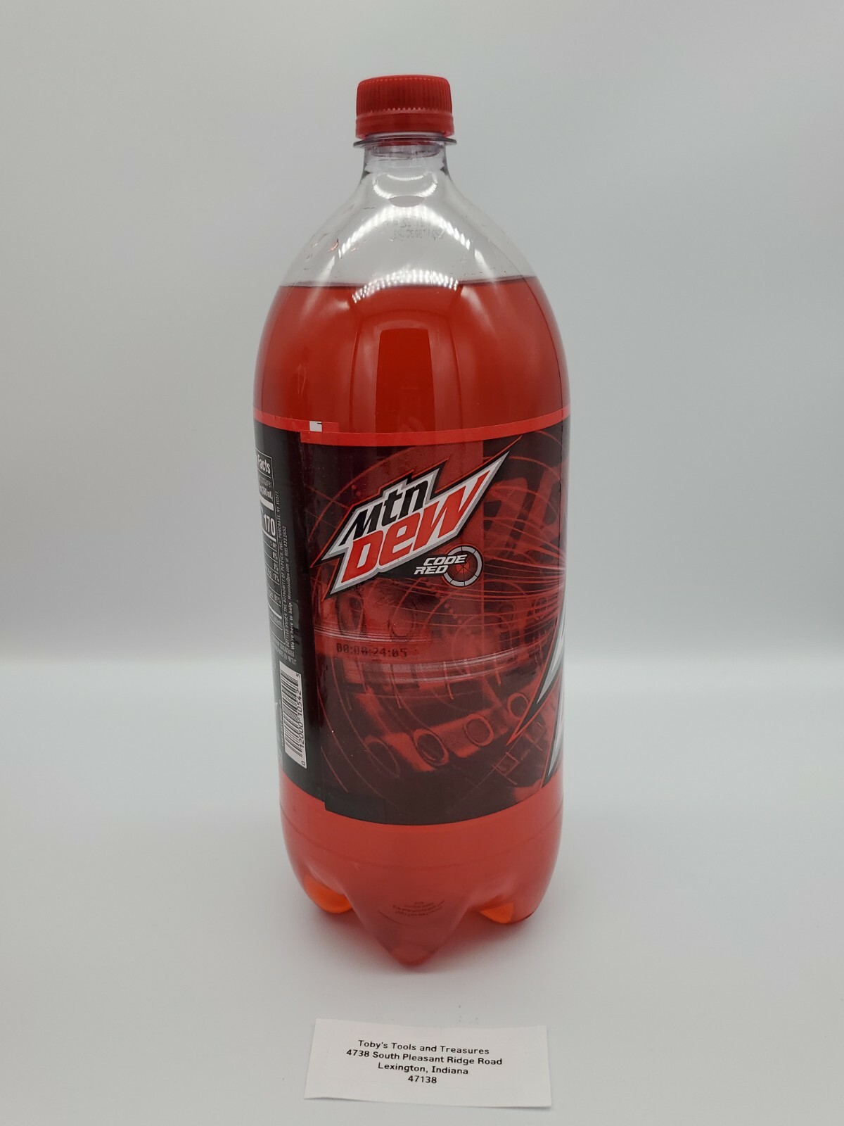 2021 Full Mountain Dew Mtn Dew Code Red 2 Liter Bottle Discontinued Old Label