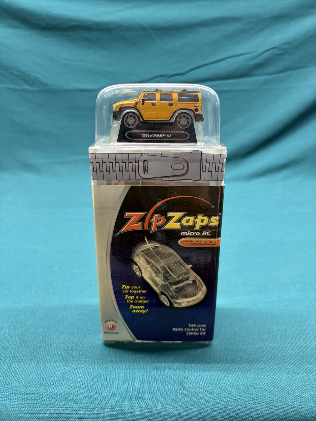 NEW Zip Zaps Mirco RC 2004 Hummer H2 Yellow Radio Shack 600-7045
