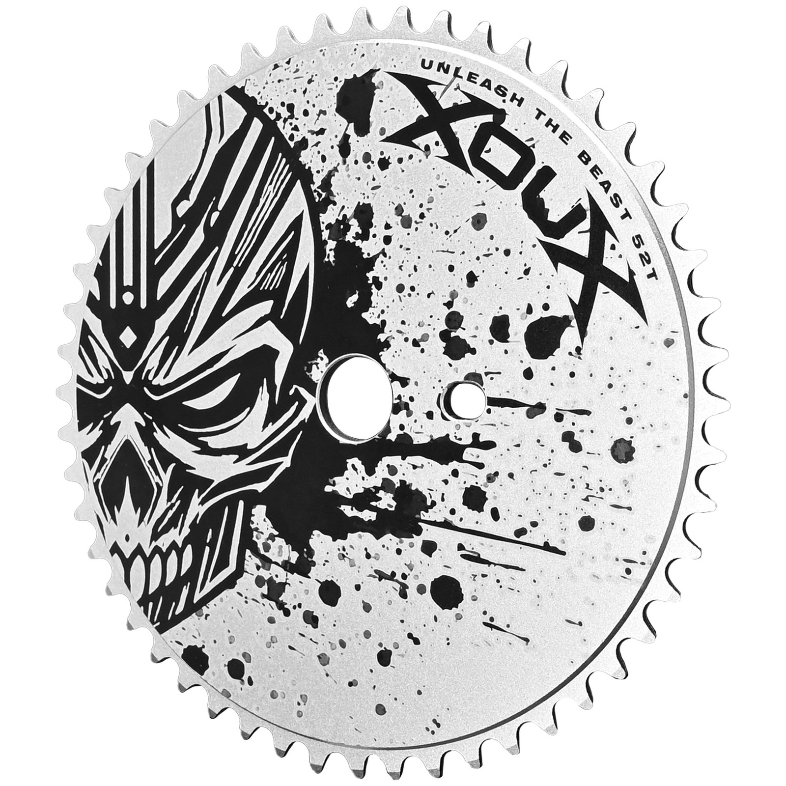 XOUX Raven BMX Chainring 52T Skull, Silver