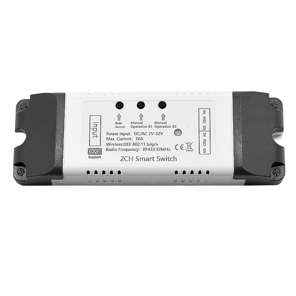 Tuya WiFi Relay Module 2 CH 7-32V /APP Remote Control Home for8430