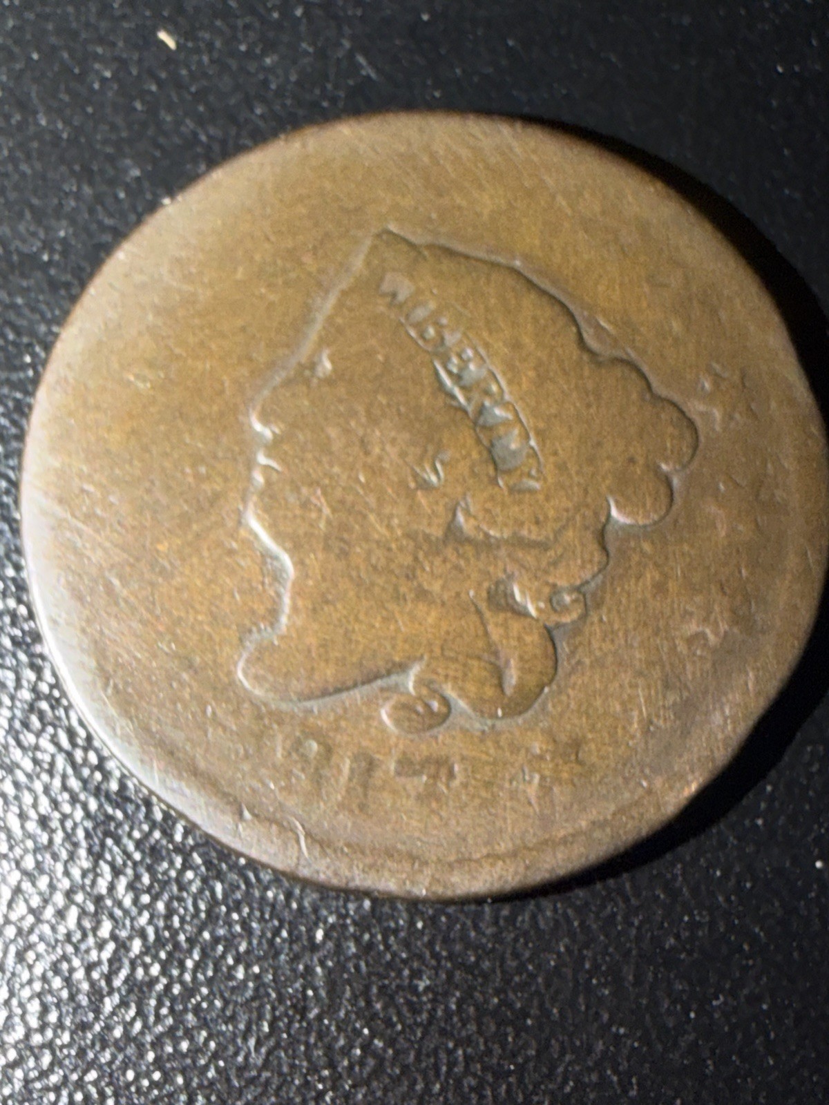 1817 15 Stars Large Cent VG