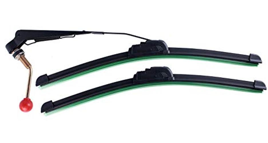 2 Pack UTV Windshield Wiper Kit Hand Operated UTV Wiper Kit Manual Kit