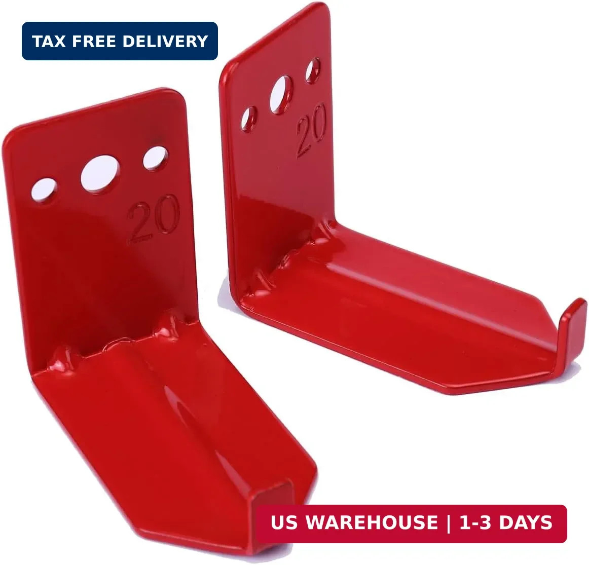 Fire Extinguisher Mount Wall Hook Bracket for Holding up to 20 lbs Extinguishers