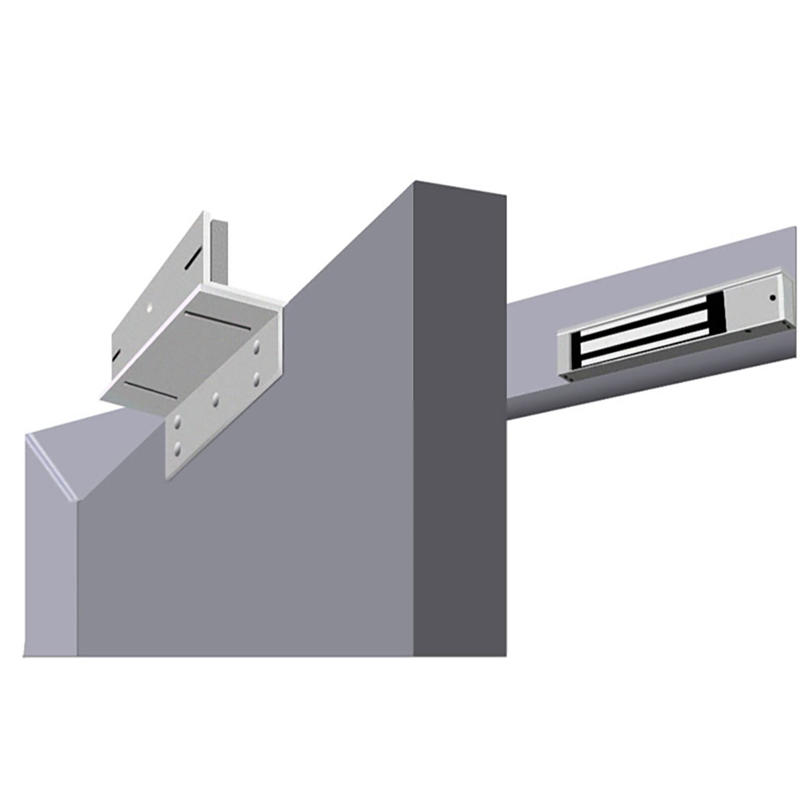 WiFi Access Control Magnetic Lock System with Round Touchless Button and Bracket