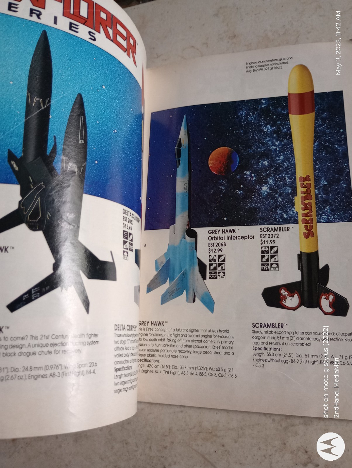 1993 ESTES MODEL ROCKET CATALOG