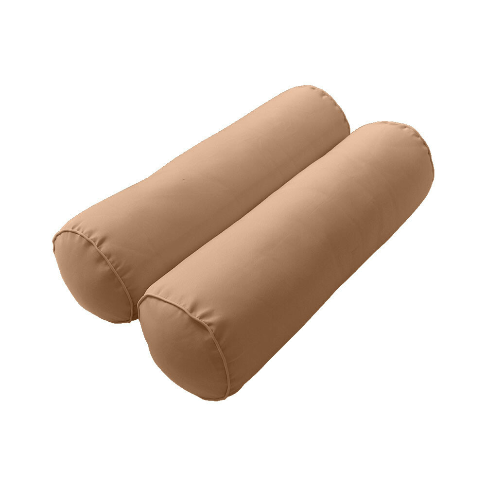 |SLIPCOVER ONLY| S3 Outdoor Bolster Backrest Pillow Covers Same Piped Crib AD104