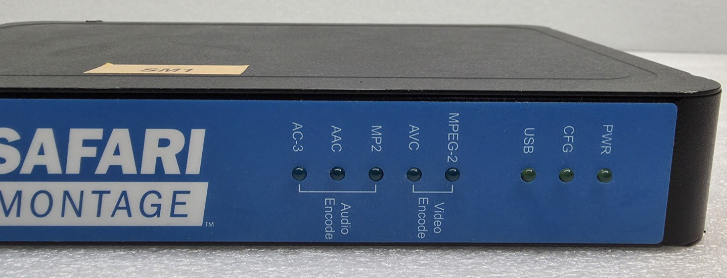 Safari Montage G1571 SD/HD MPEG Encoder Tested
