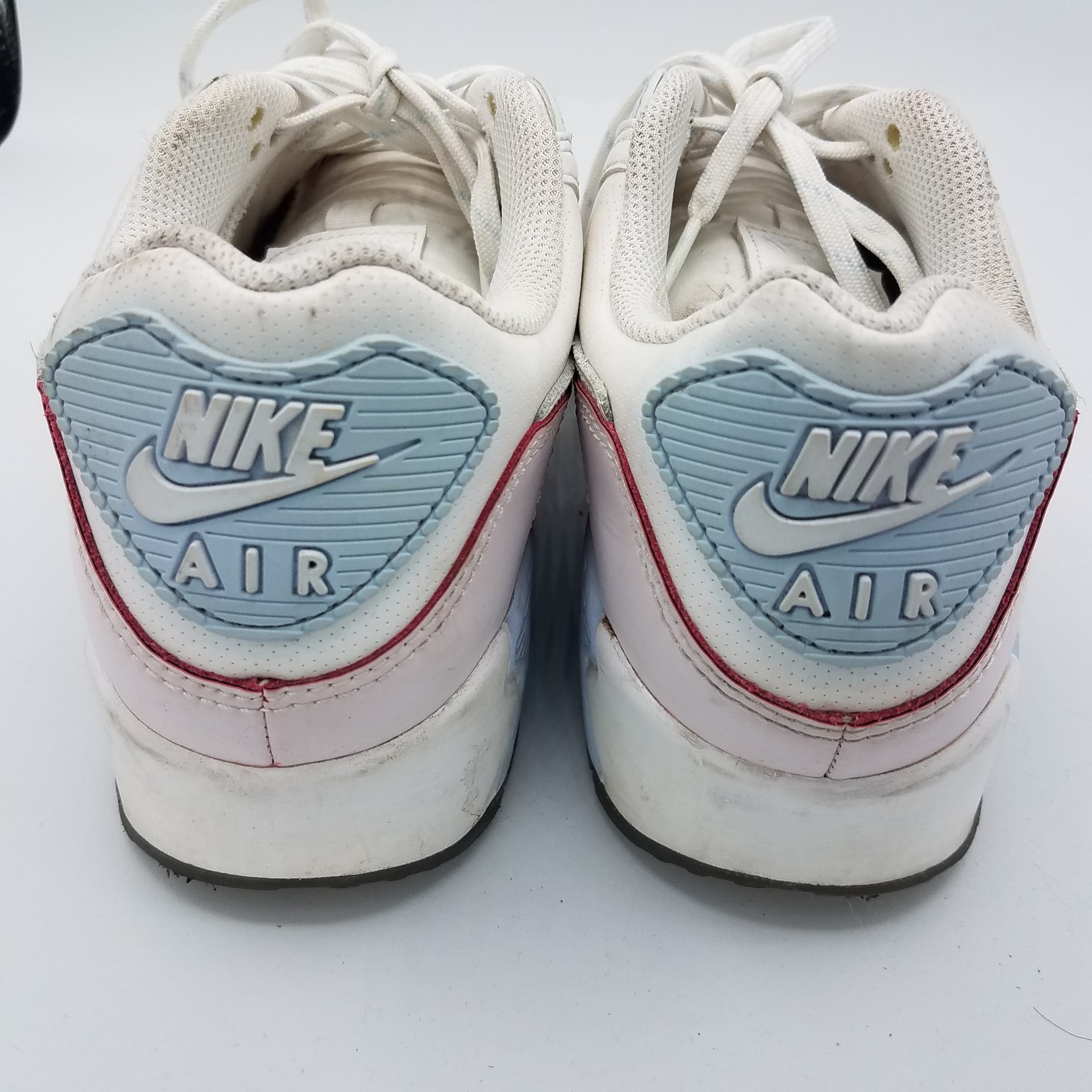 Nike Air Max 90 One of One Sneakers Mens 8.5 White/Hydrogen Blue Mens CW5569-100
