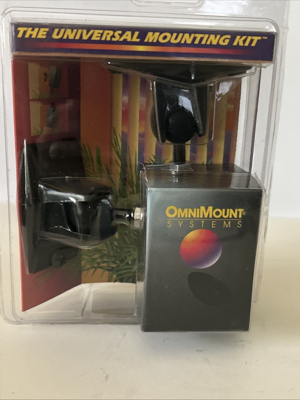Omni Mount Systems Universal Speaker Mounting Kit Black **NEW Sealed