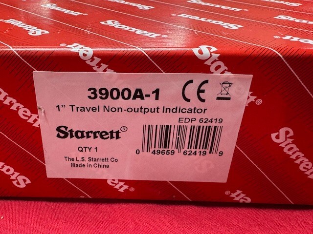 Starrett 3900A-1 Electronic Indicator, 1" / 25mm Range IN STOCK