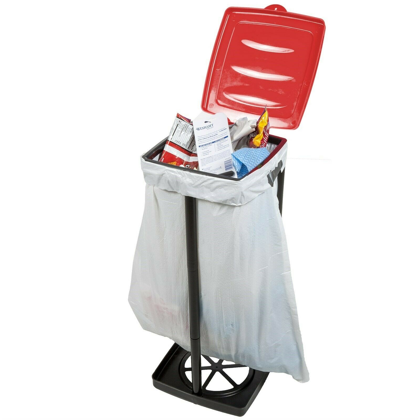 Collapsible Garbage Bag Holder Outdoor Portable Trash Bag Holder Indoor/Outdoor