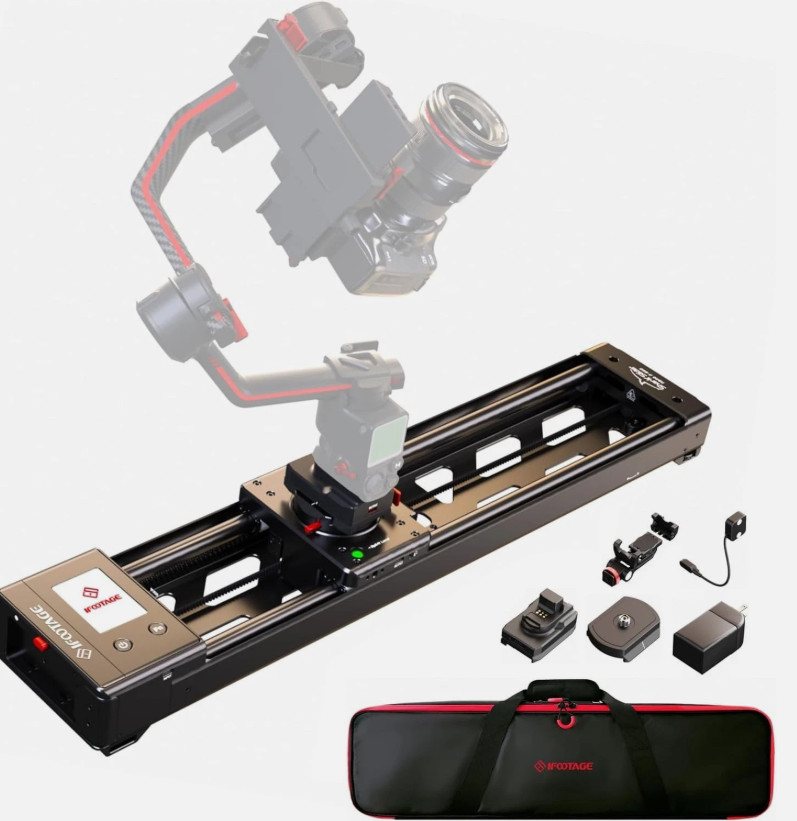 IFOOTAGE Shark Nano II 660 Motorized Camera Slider 26"/66cm 5-Axis Video Slider