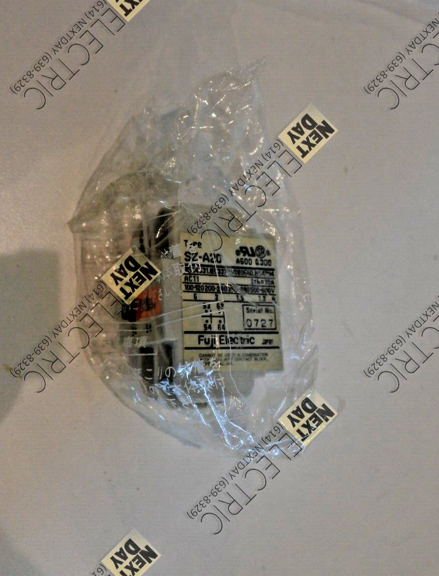 Fuji, SZ-A20, Auxiliary Contactor Contacts Switch AC11 Block
