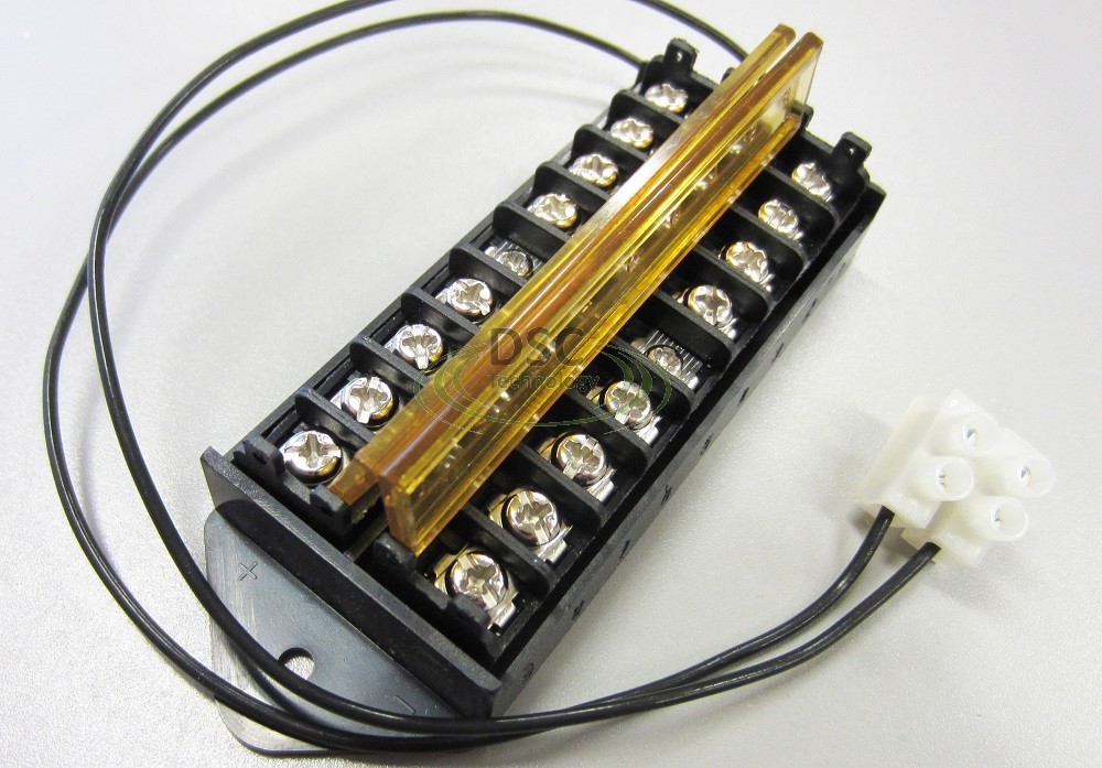 DSC-TB01, Splits 1 Input to 8 Out, 8 Way Terminal Block Bus Bar