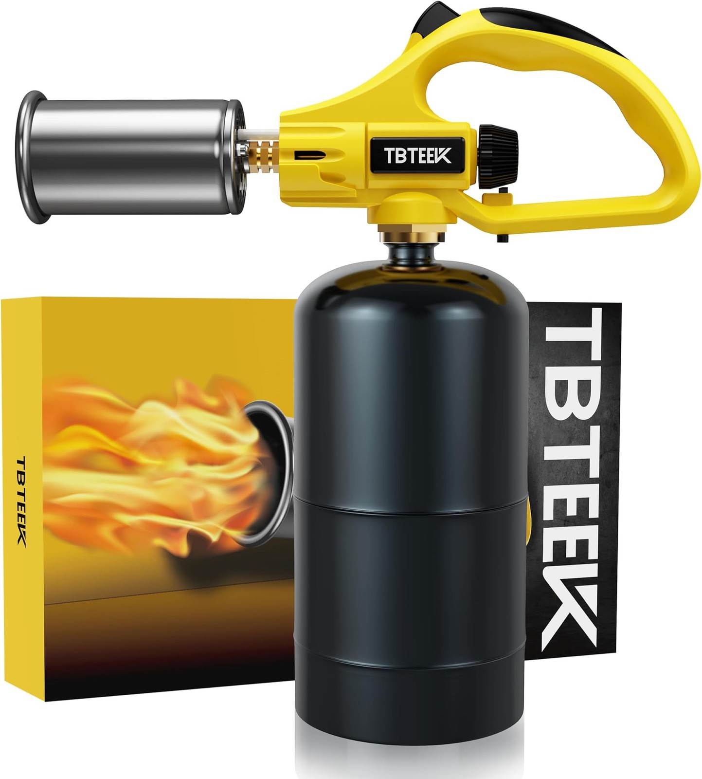 Propane Cooking Torch with Safety Lock for Steak, Creme Brulee，BBQ | 2500°F M...