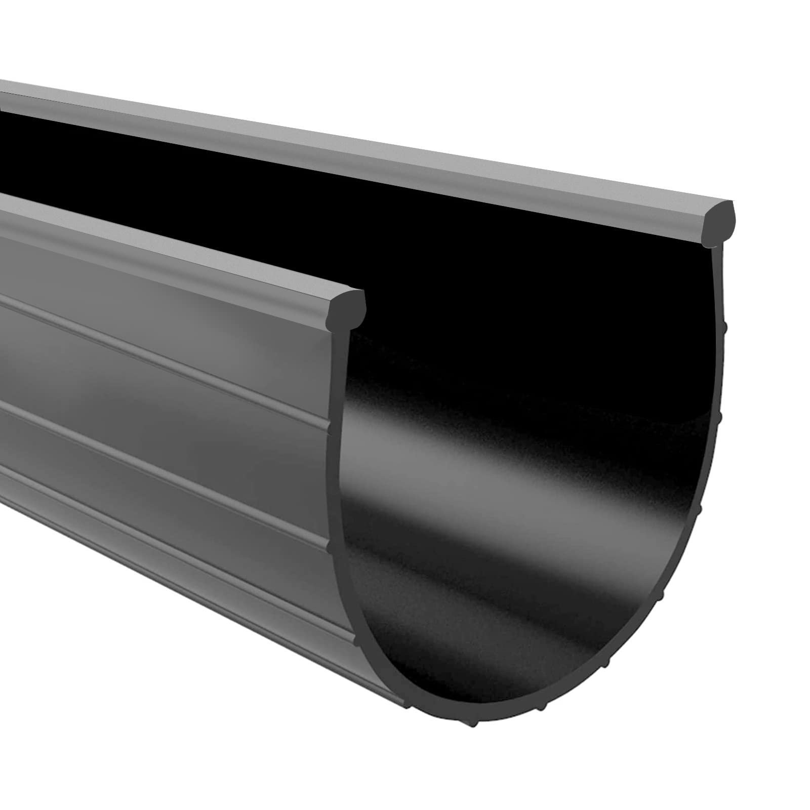 Replacement Wayne Dalton Garage Door Bottom Weather Seal 20 Feet, Black