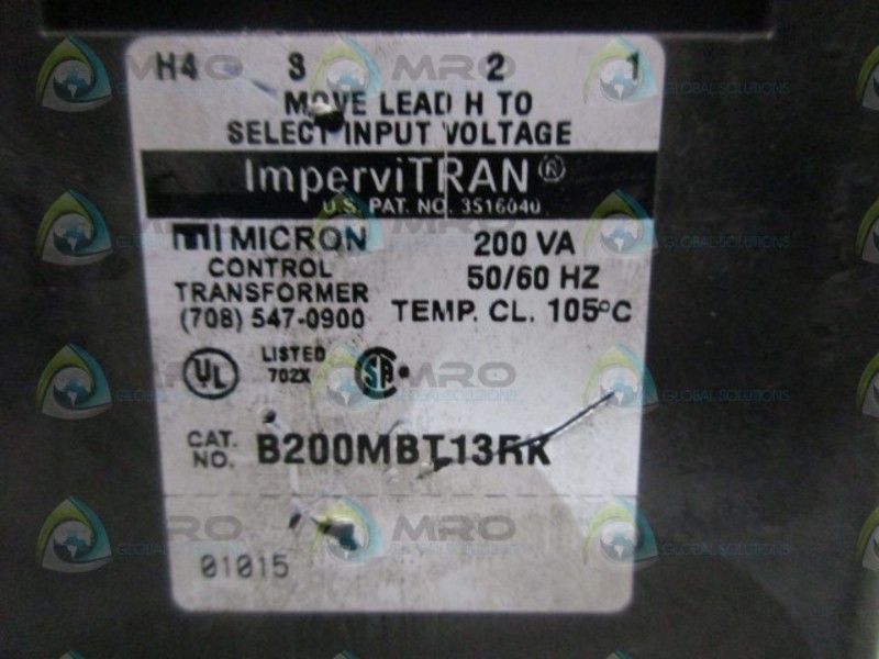 MICRON B200MBT13RR TRANSFORMER UNMP