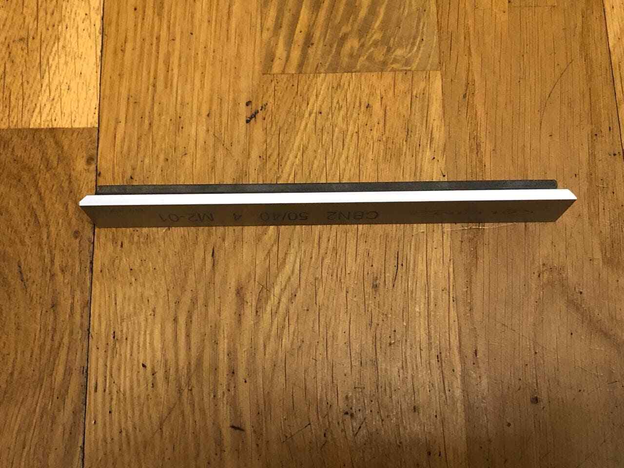 Elbor bar for sharpening 320 grit.