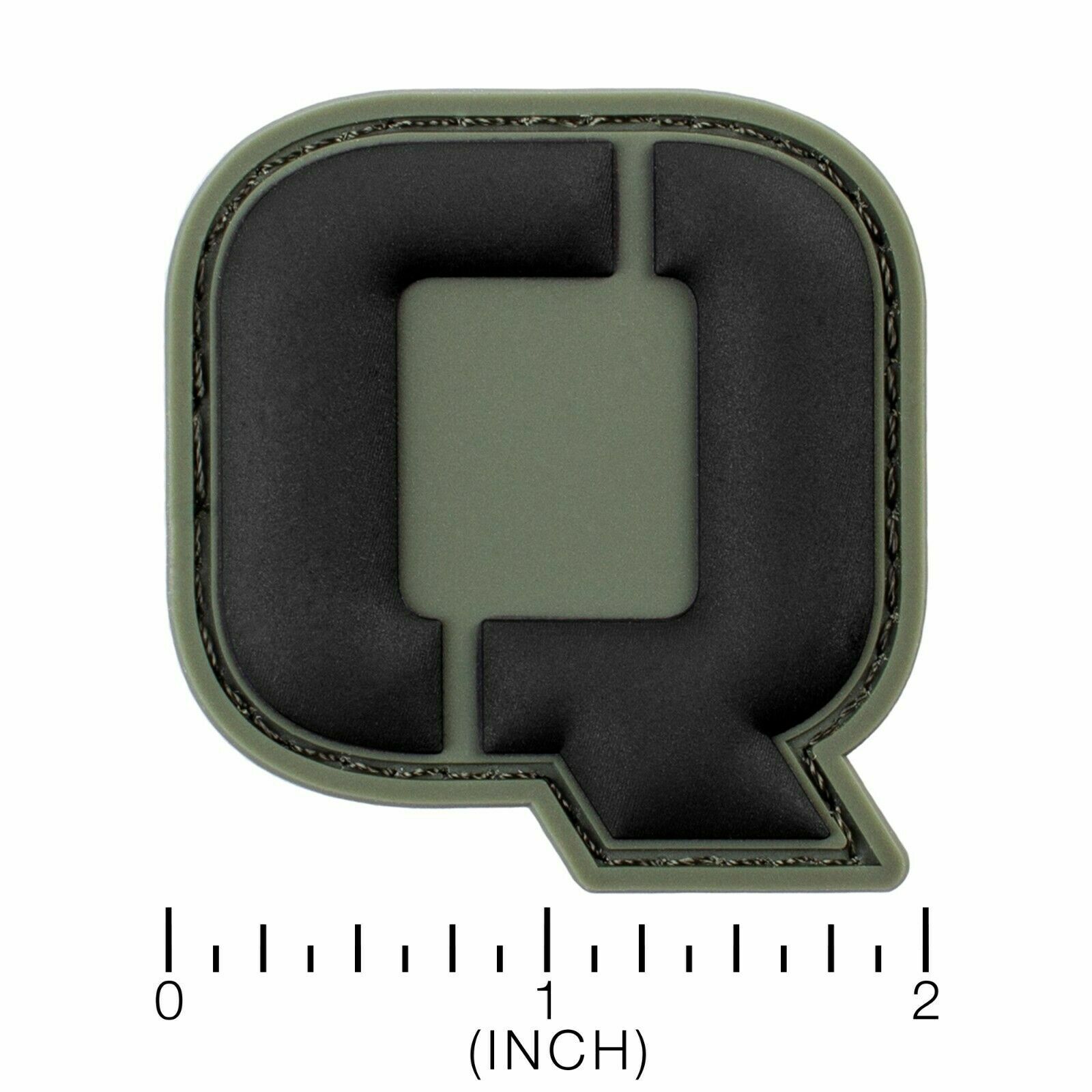 QUADRANT Q - PVC Tactical Morale Patch With Hook Backing USA SELLER!