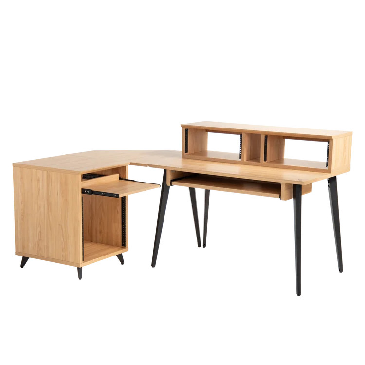 Gator Frameworks Elite Complete Desk Package - Natural Maple Matte