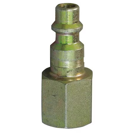Hansen 11B Coupler Plug, (F)Npt, 1/4, Brass