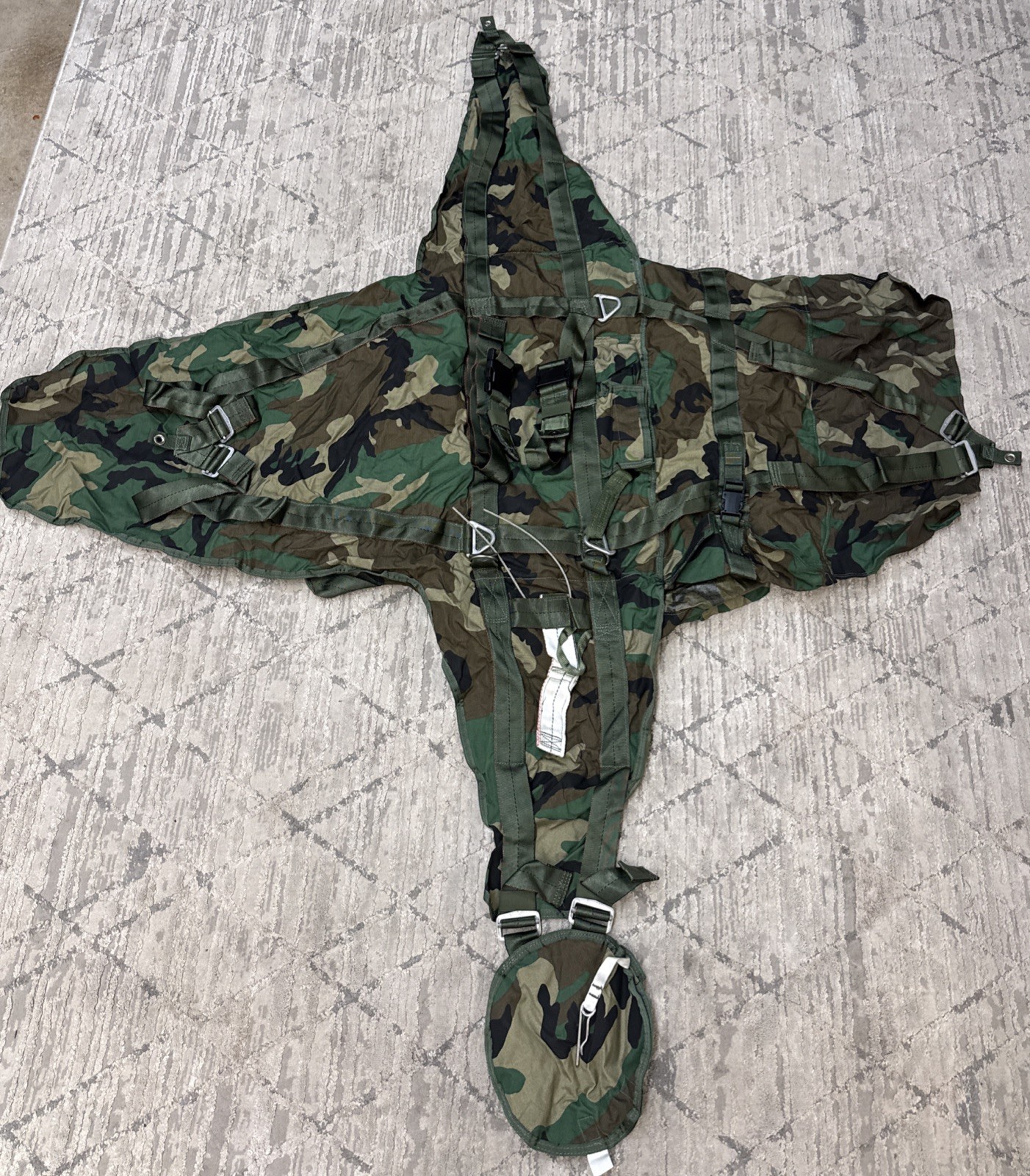 VTG USGI Military Airborne Roll Cargo Aerial Delivery Woodland BDU GWOT