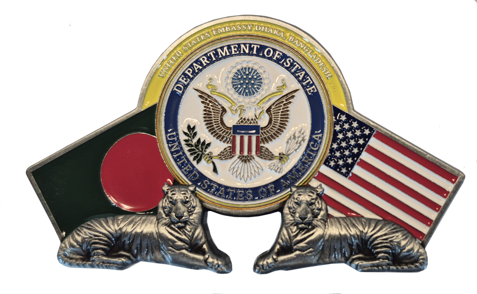 US State Department US Embassy Bangledesh Challenge coin  210