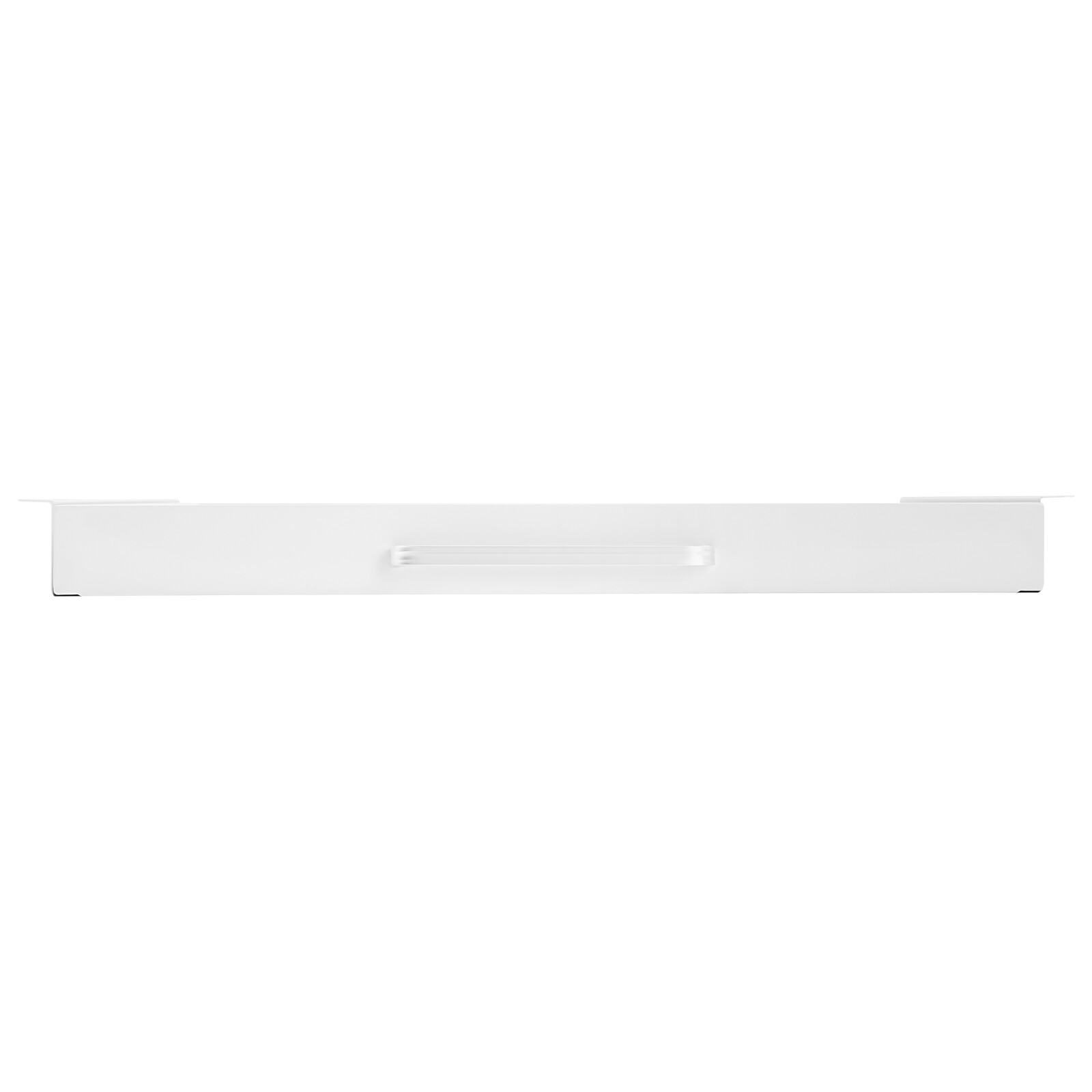White 21.5" Under Desk Mounted Sliding Pull-out Drawer For Standing Desks
