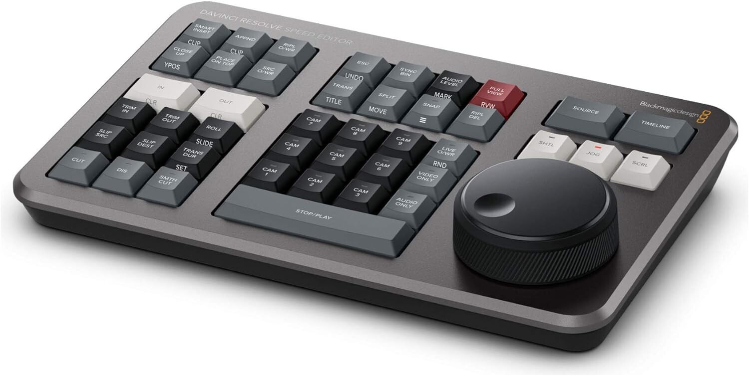 Blackmagic Design DaVinci Resolve Speed Editor Keyboard NO software F/S new