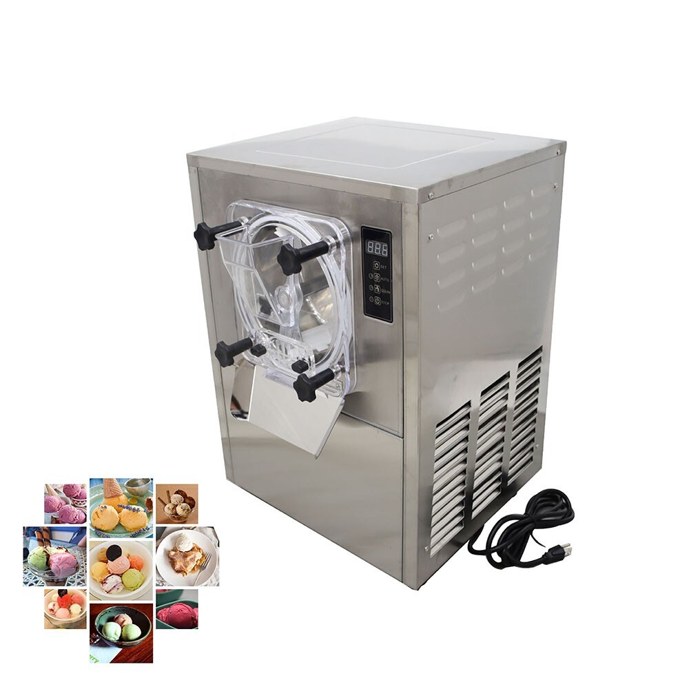 110V Commercial Hard Ice Cream Machine 25-30L/h Frozen Ice Cream Maker Mixer New