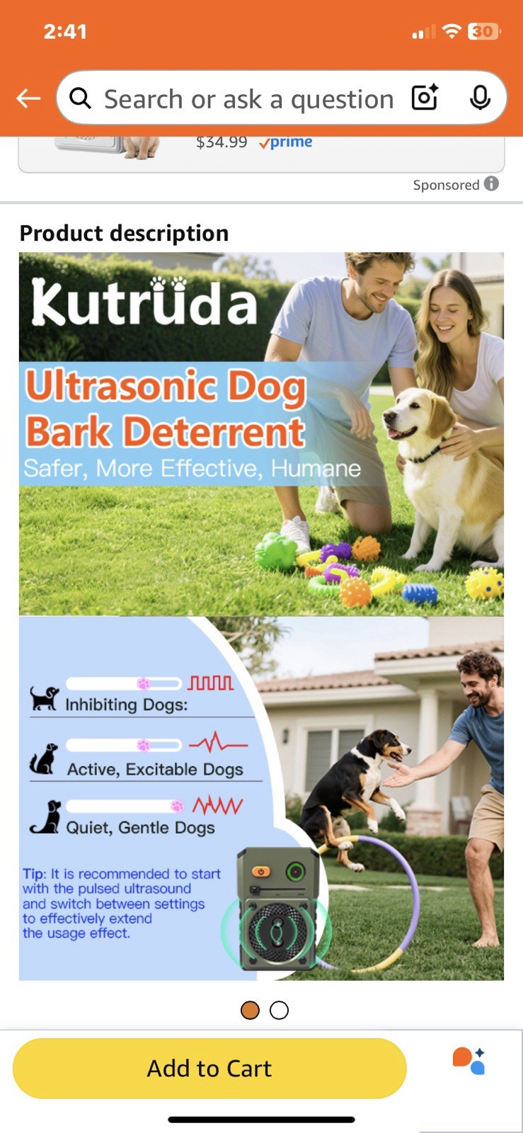 Ultrasonic Bark controller