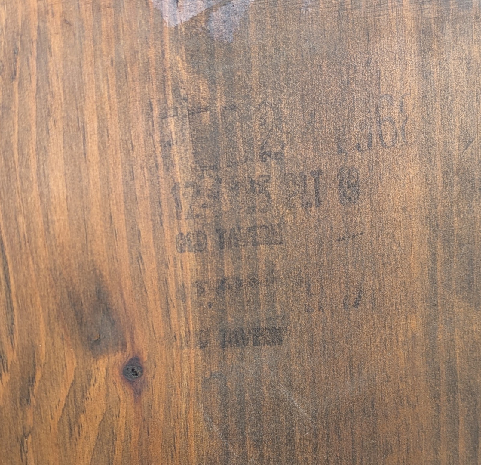 Vintage Ethan Allen Old Tavern Rustic Antiqued Pine Wood Trestle Bench