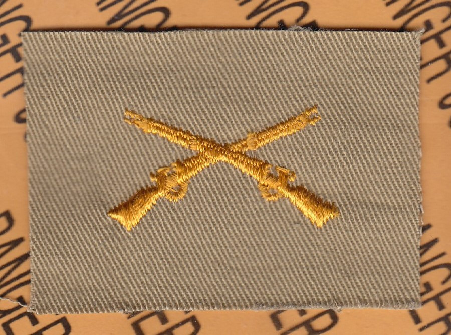 WWII US Army Infantry BOS Branch Of Service ~2.5" patch single B