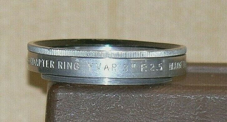 Tiffen Series 6, Screw-On Lens Adapter with Retaining Ring for Yvar 3" F:2.5