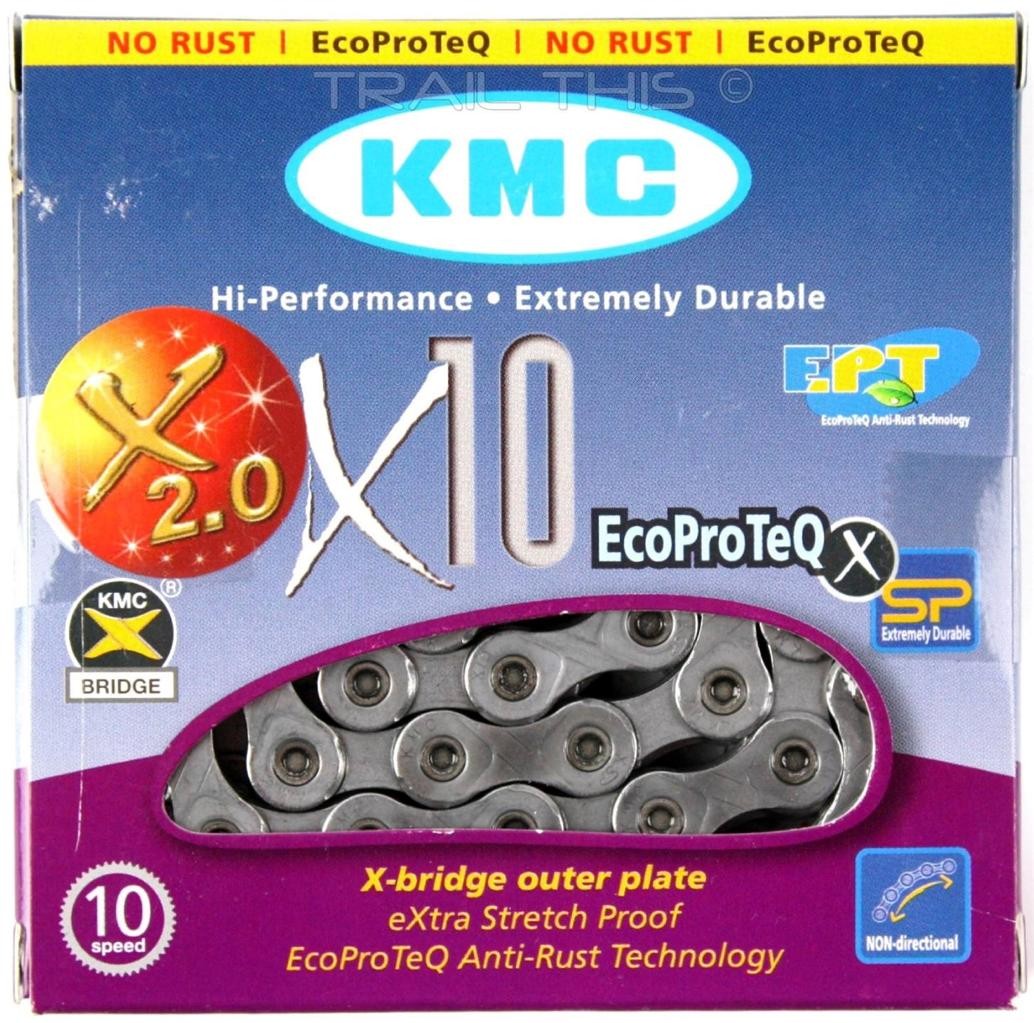 KMC X10 EPT Eco ProTeq 10-Speed Anti-Rust Bike Chain Road/MTB - NOS