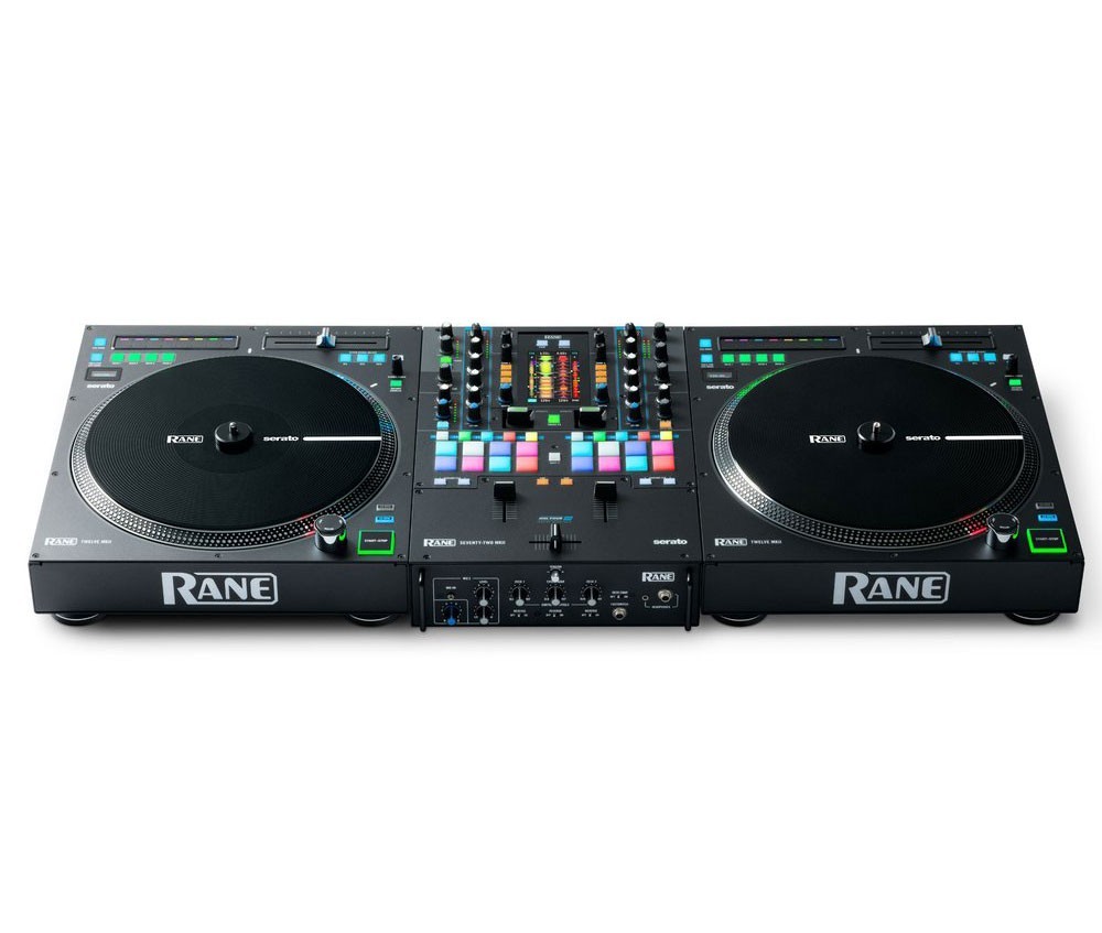 (2) Rane Twelve MKII Motorized 12-inch w/ Rane Seventy-Two MKII Mixer