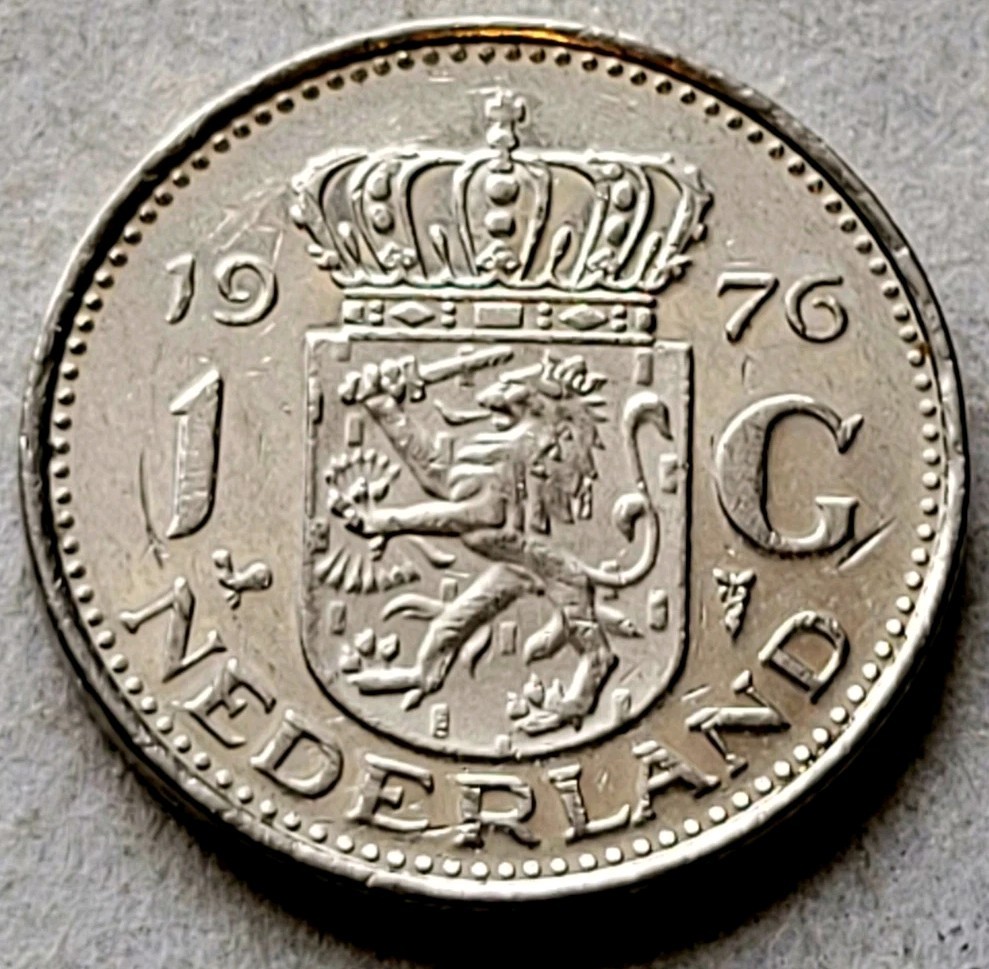 1976 🇳🇱 NETHERLANDS - 1 Gulden  Coin