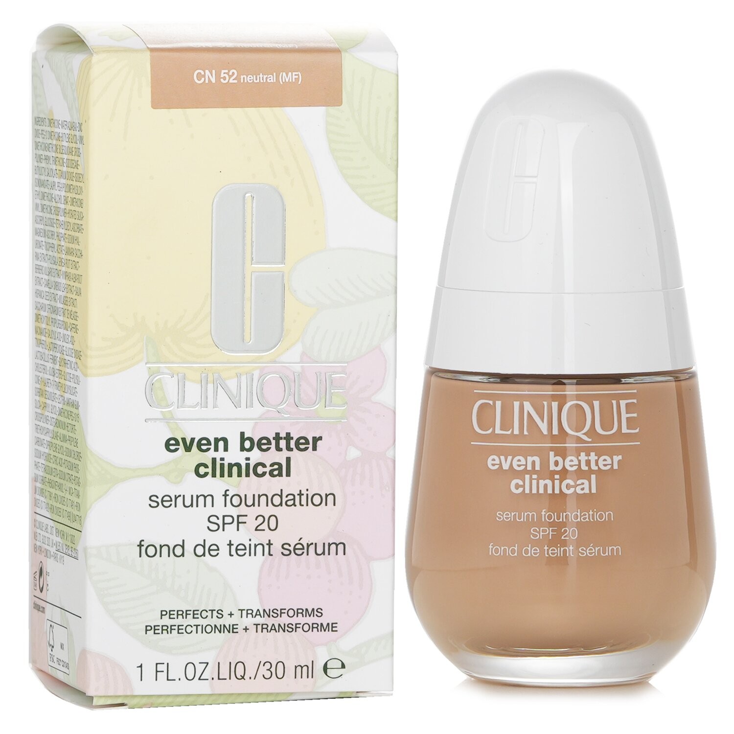 Clinique Ladies Even Better Clinical Serum Foundation SPF 20 1 oz # CN 52