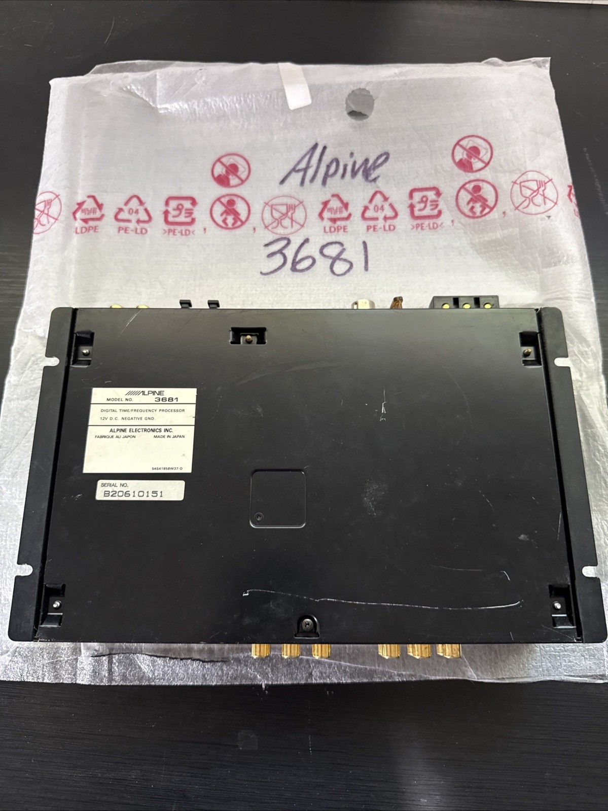 Alpine 3681 Digital Time/Frequency Processor (Used) Excellent Condition!