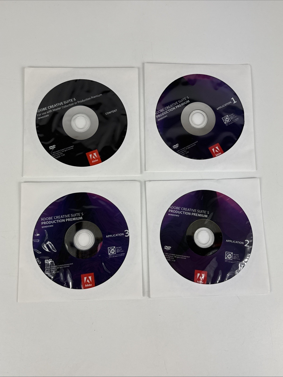 Adobe Creative Suite CS5 Production Premium Windows PC Full Retail DVDs w/Serial