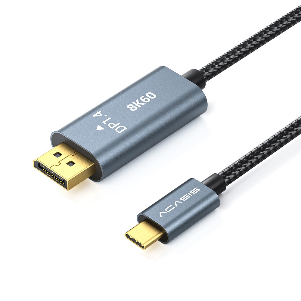 ACASIS USB Type C Male to DisplayPort Cable 8K@60Hz Thunderbolt 4/3 Type C to DP