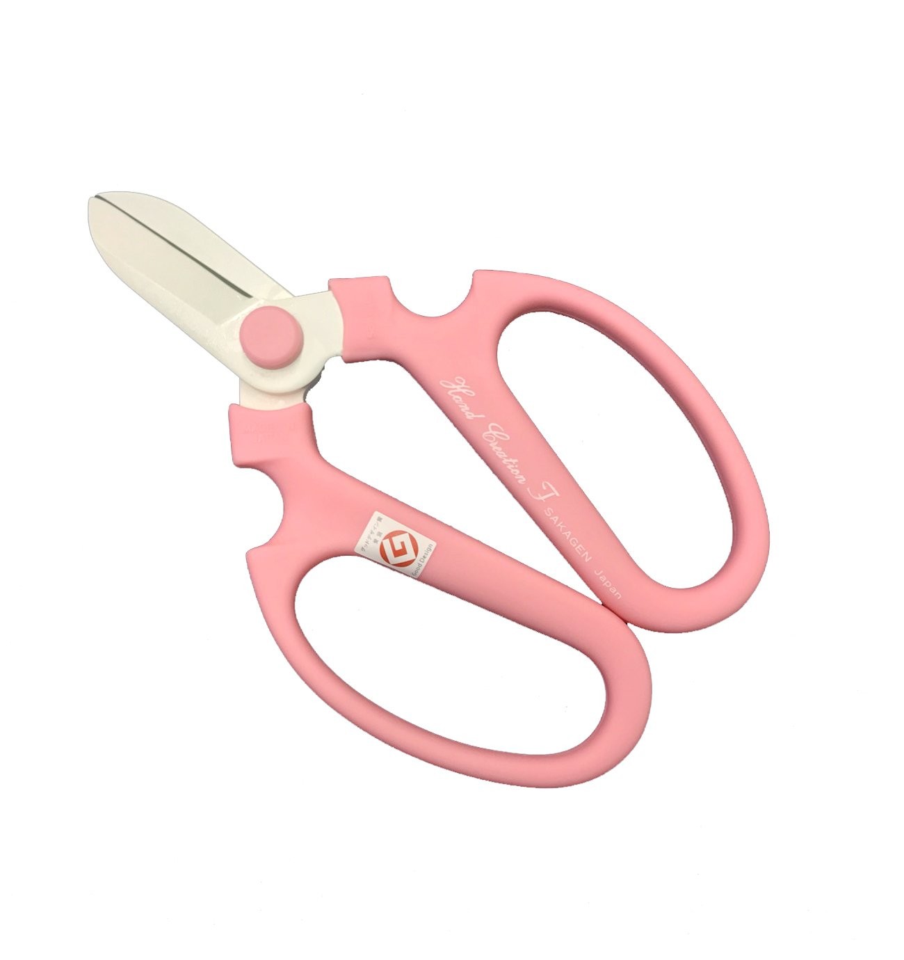 Sakagen F-170 Ikebana Scissors Pink Carbon Steel Fluorine Coat Flower Shears