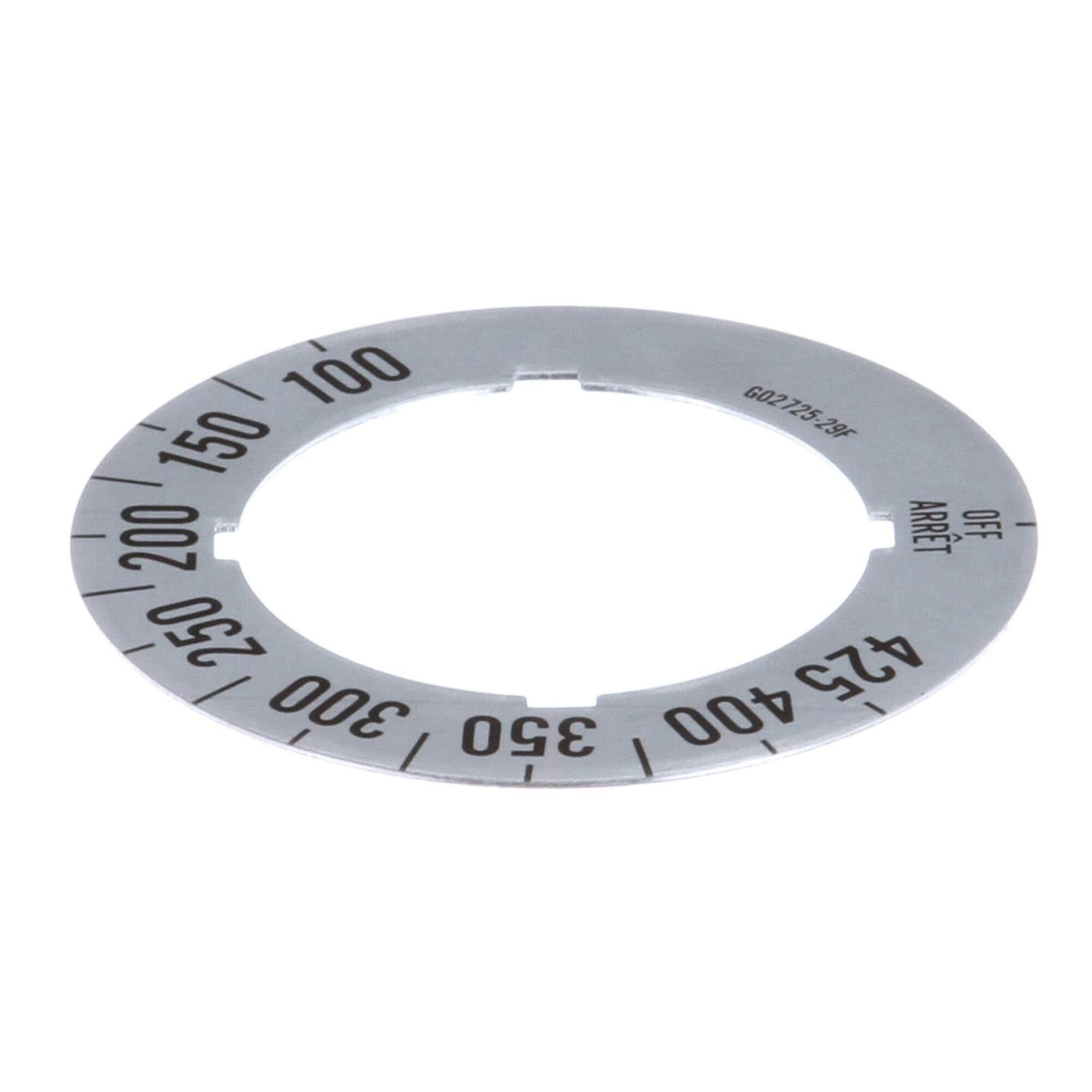 DIAL INSERT (100F-425F) UP TO G02725-29 - Genuine OEM Replacement Part
